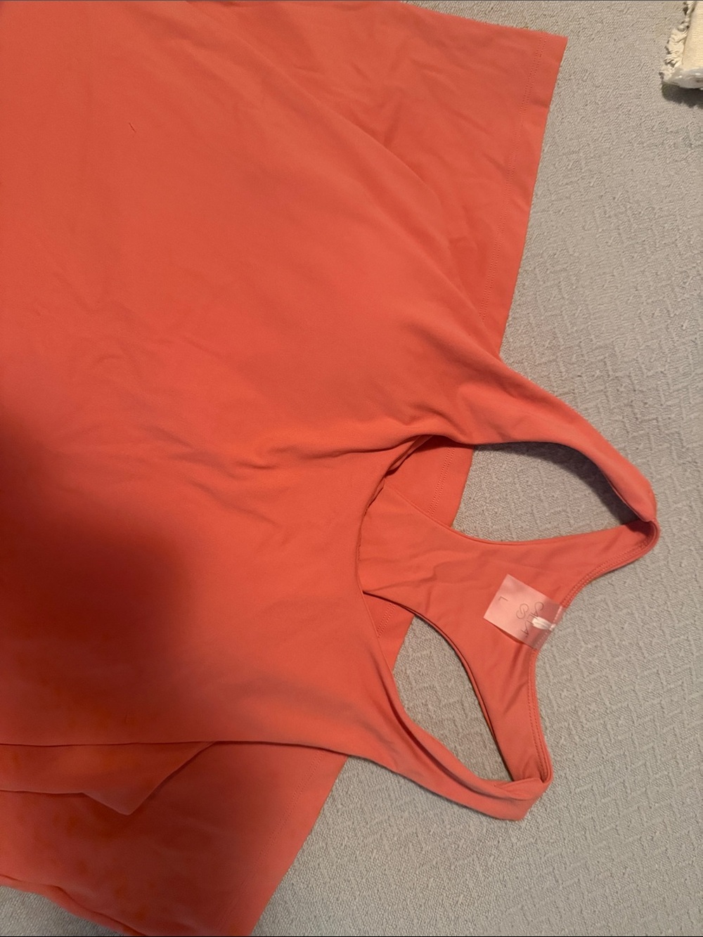 CALIA by Carrie Underwood Coral-Orange Racerback Mini Dress